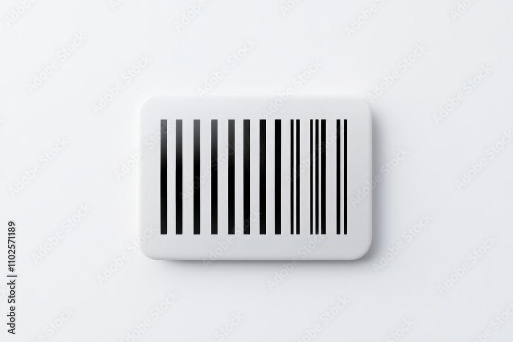 A white barcode with black lines on it A white barcode with black lines on it