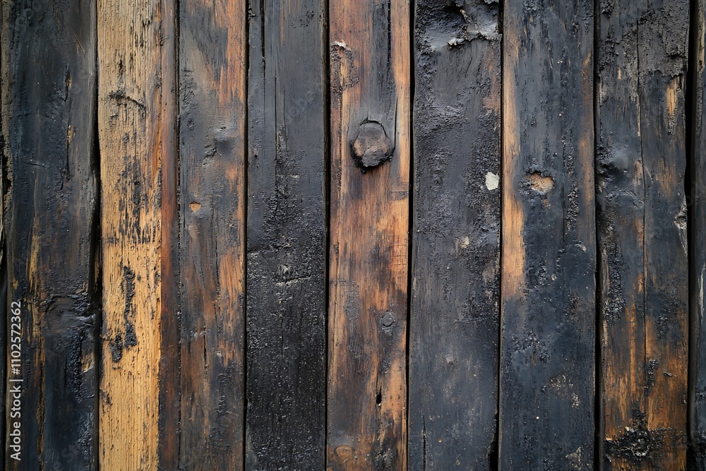 Obraz premium Burned Wood Texture Background