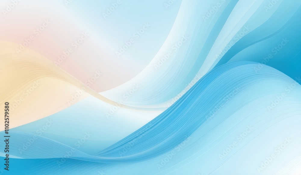 abstract background with a blue and yellow wave abstract background with a blue and yellow wave