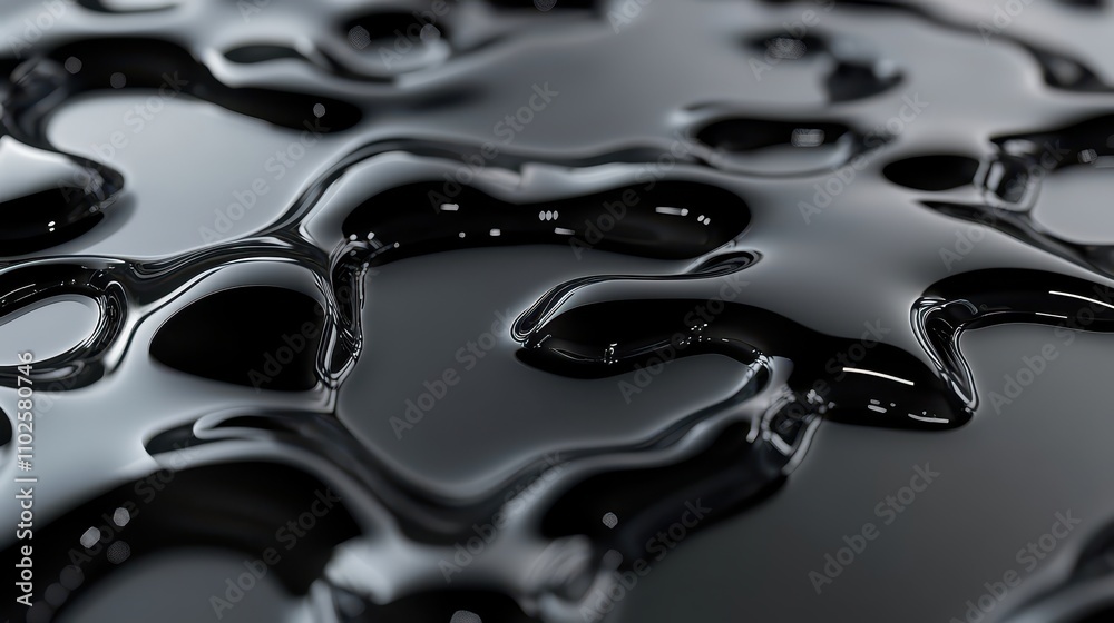 Abstract Black Liquid Surface Texture Design Abstract Black Liquid Surface Texture Design