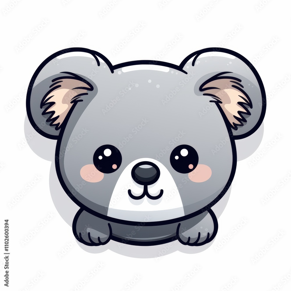 Cute and Adorable Cartoon Koala Character with Big Eyes and Soft Fur, Ideal for Children’s Illustrations, Books, and Educational Materials Featuring Australian Wildlife Cute and Adorable Cartoon Koala Character with Big Eyes and Soft Fur, Ideal for Children’s Illustrations, Books, and Educational Materials Featuring Australian Wildlife
