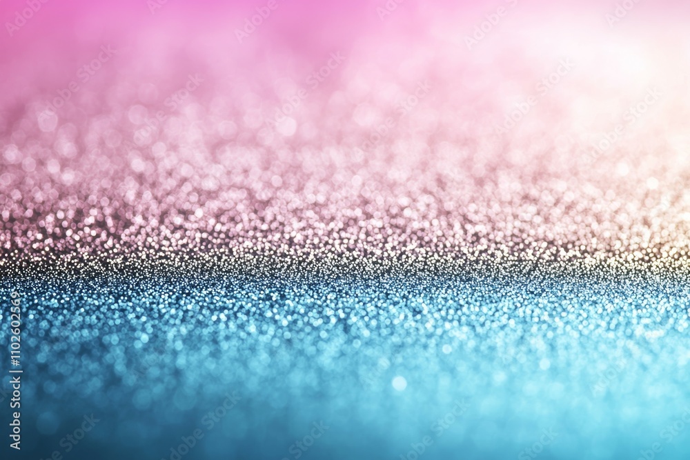 A blue and pink background with glittery dots A blue and pink background with glittery dots
