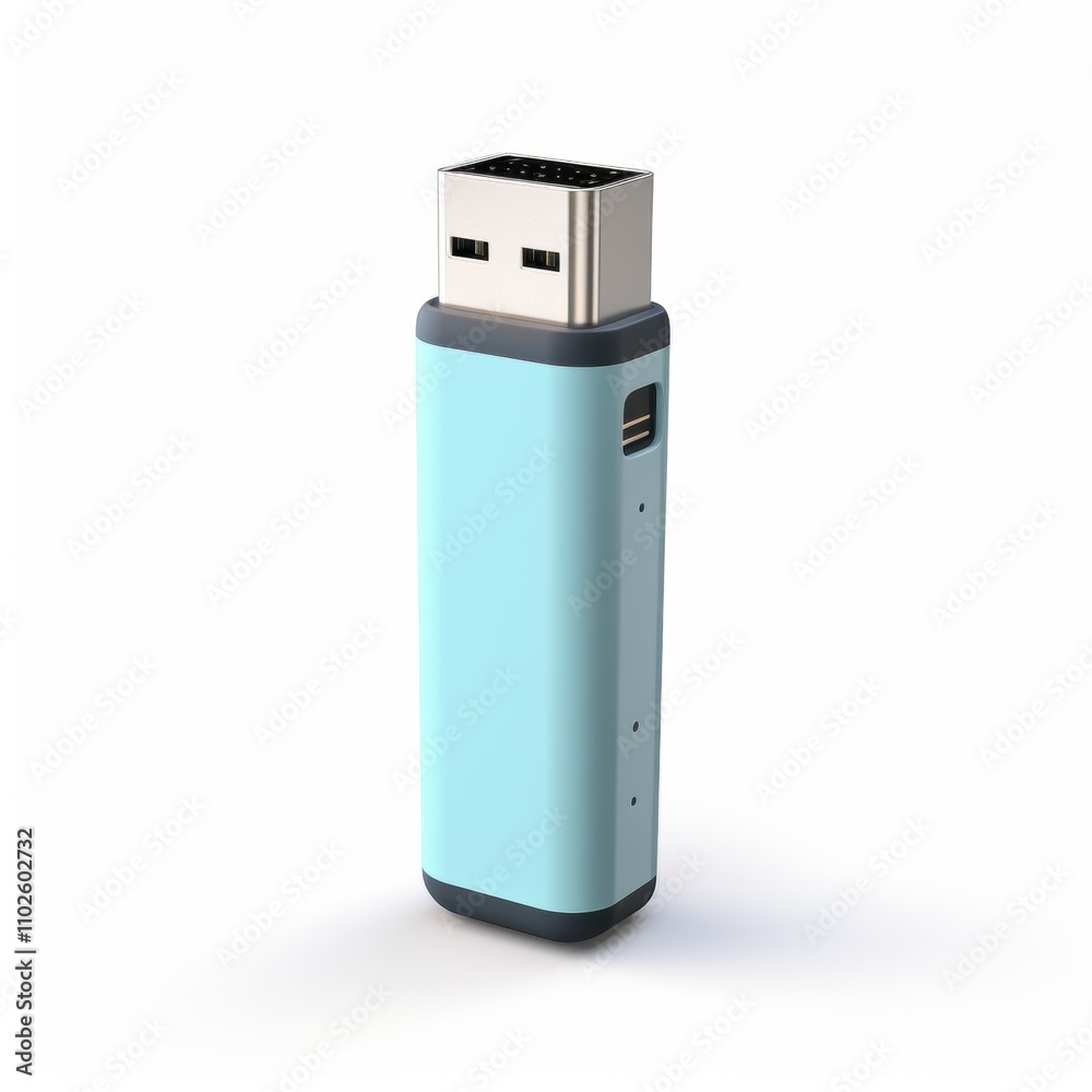 Stylish and Modern USB Flash Drive in Light Blue Color with Unique Design, Perfect for Storage and Data Transfer for Personal and Professional Use Stylish and Modern USB Flash Drive in Light Blue Color with Unique Design, Perfect for Storage and Data Transfer for Personal and Professional Use