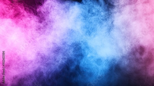 Colorful Smoke Effect with Blue and Pink Hues for Background Use