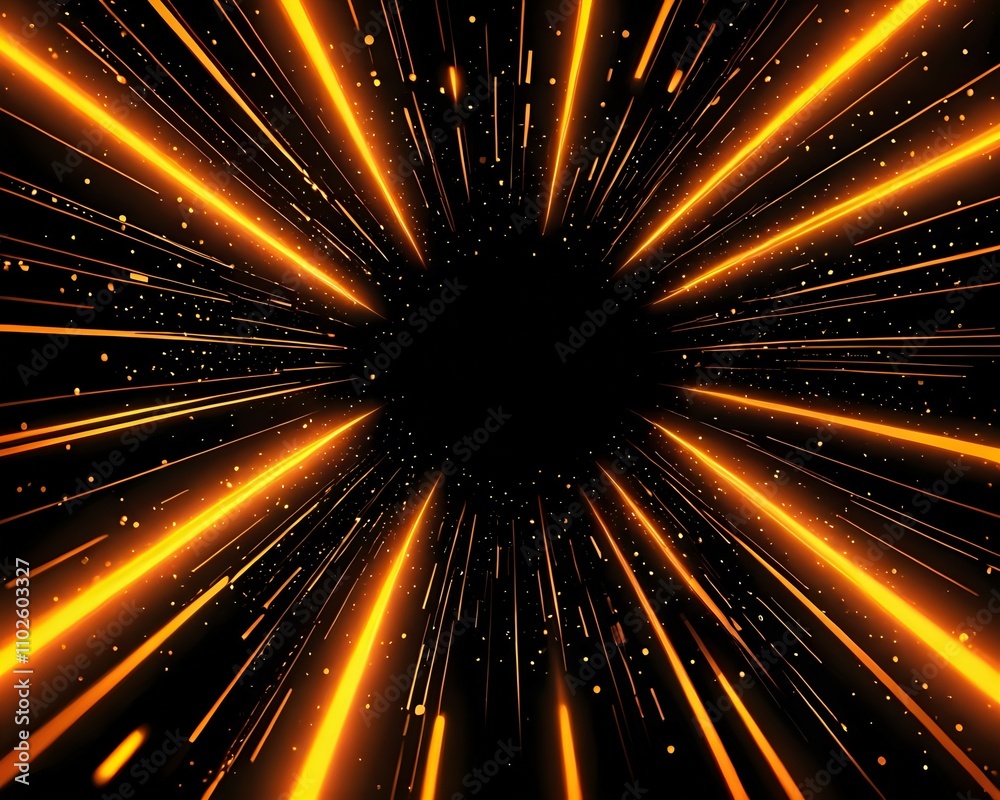 Glowing orange sparkles background Glowing orange sparkles background