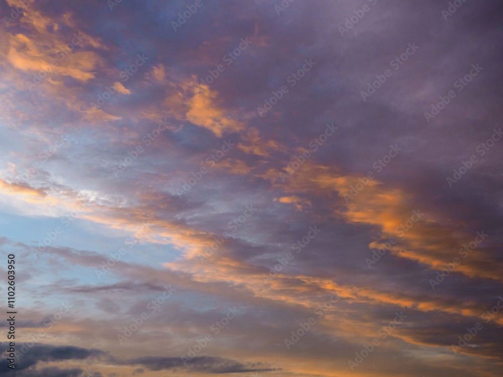 Naklejka premium 夕焼け空