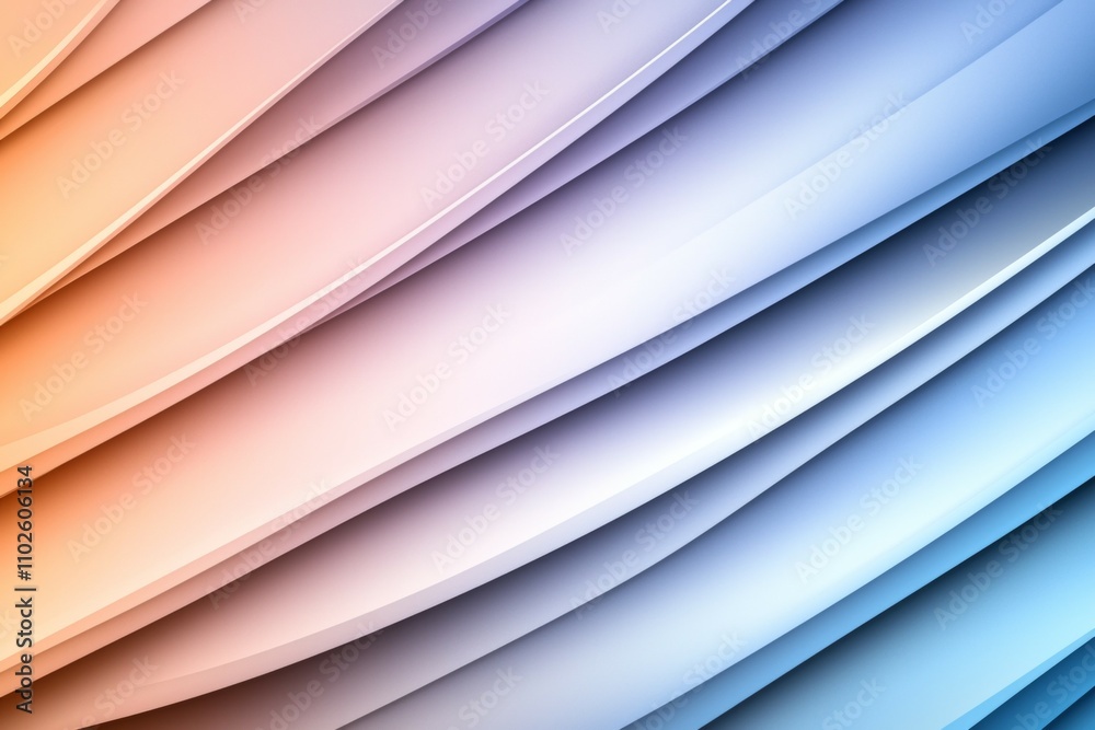 A colorful, abstract design with blue, pink, and orange stripes A colorful, abstract design with blue, pink, and orange stripes