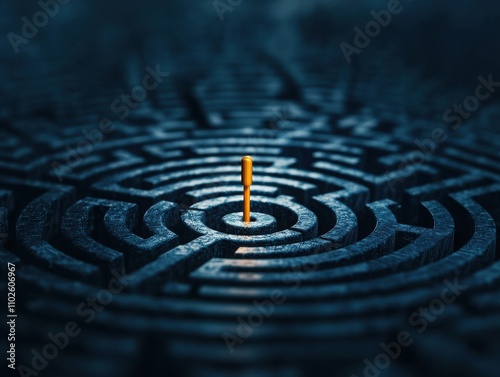 Navigating the labyrinth of financial insights a visual representation of market trends digital space illustrative content abstract design conceptual exploration