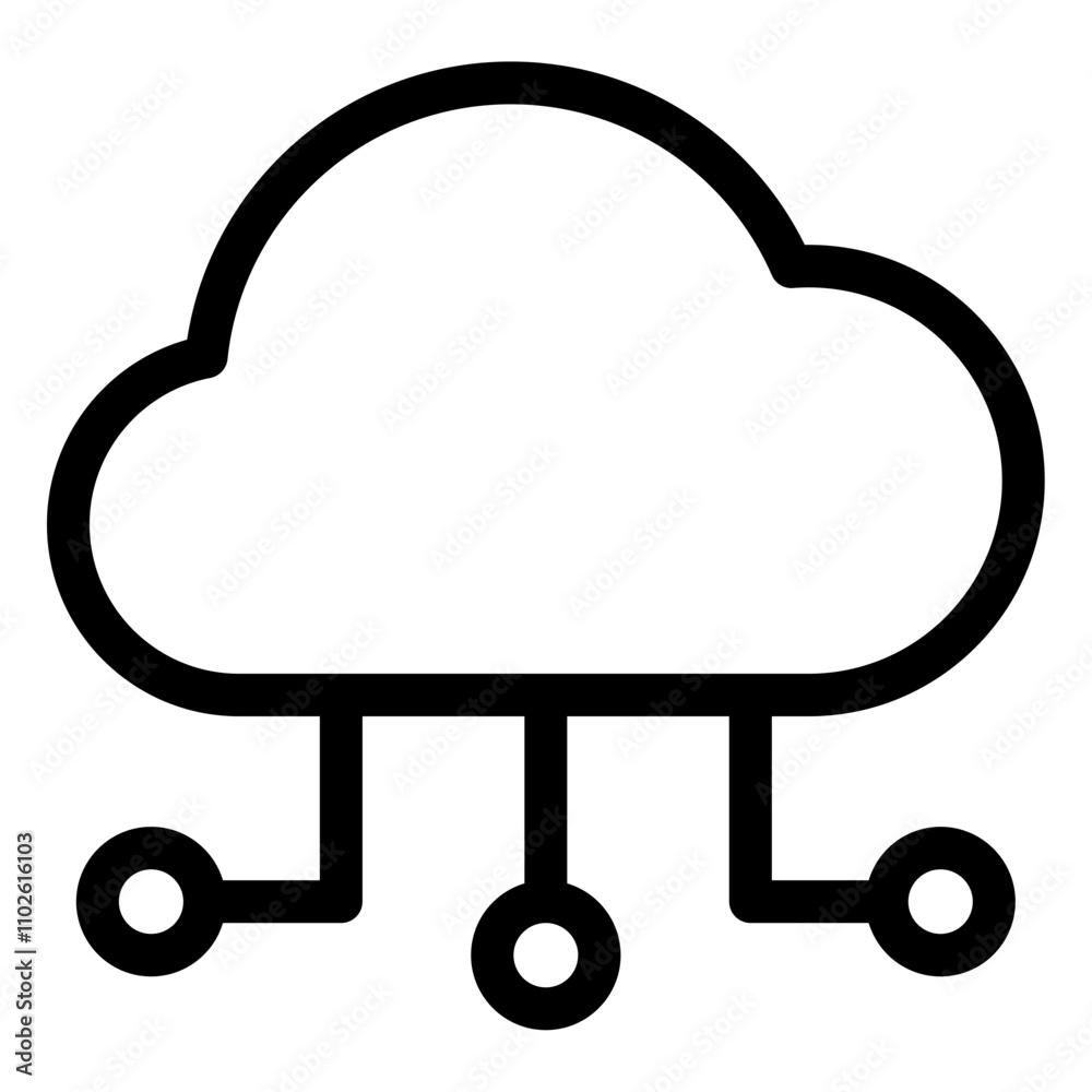 cloud computing icon cloud computing icon
