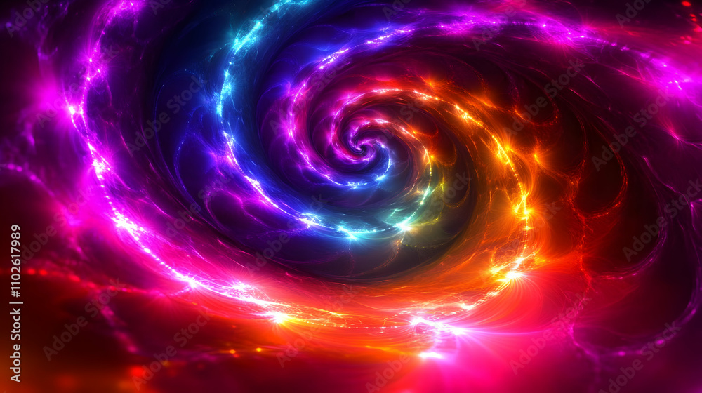 Vibrant Abstract Swirl Background Vibrant Abstract Swirl Background