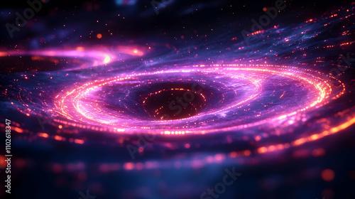 Abstract 3D Vortex Background