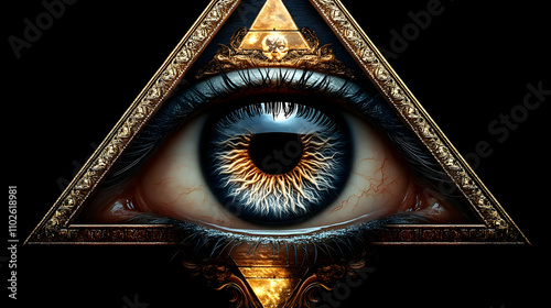 All-Seeing Eye Digital Art