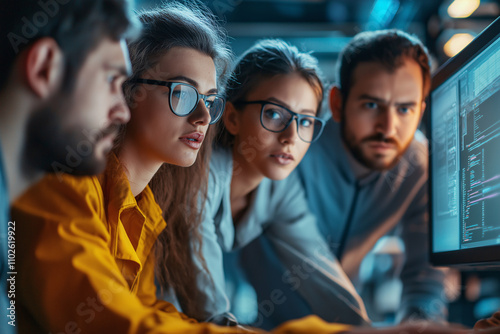friends watching tv in the room
