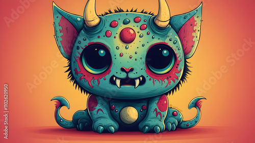 Cute Monster Illustration