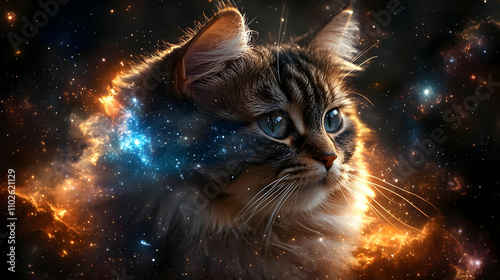 Cosmic Cat: A Feline Nebula...