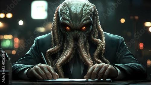 3D Illustration: Deep Sea C...