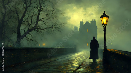 Mysterious Nighttime Street...