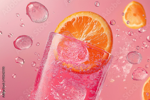 Sarti Spritz with orange slice and splash