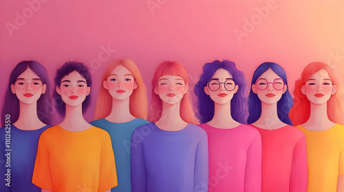 Colorful Illustration of Di...