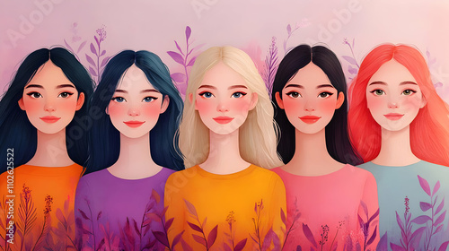 Diverse Women Illustration:...