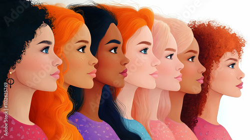 Diverse Women Illustration:...