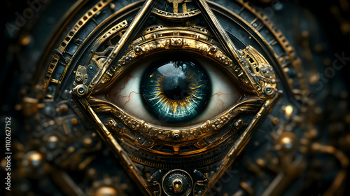 Mechanical Eye Illustration...