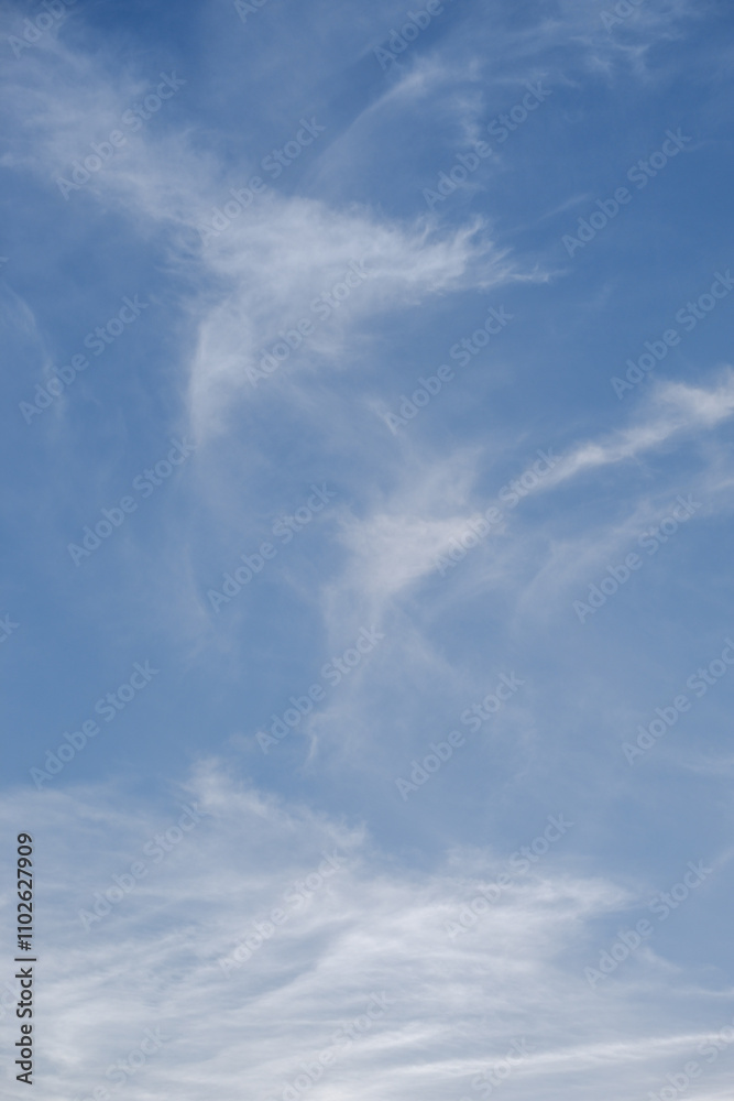 blue sky with clouds