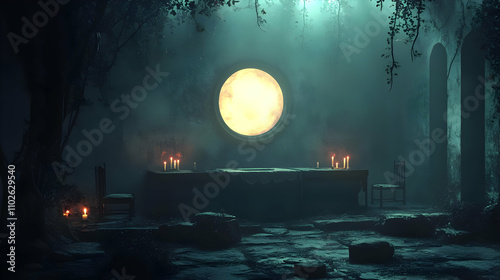 Enigmatic Moonlit Sanctuary...