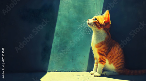 Orange Kitten Illustration ...