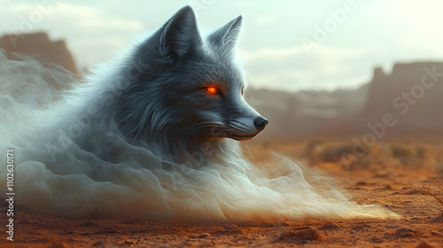 Mystic Fox Illustration: Fi...