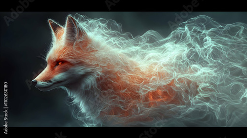 Ethereal Fox: Digital Art I...