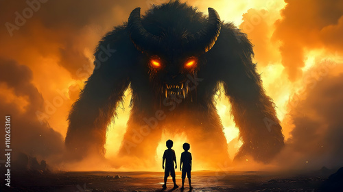 Fiery Beast Illustration: T...
