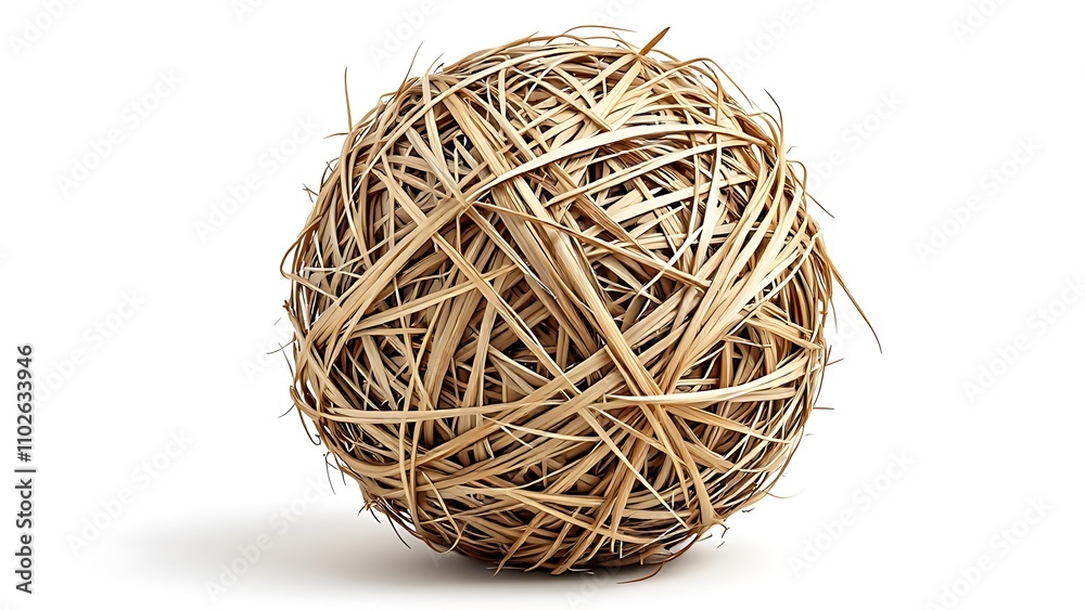 One single tumbleweed isolated on white background One single tumbleweed isolated on white background