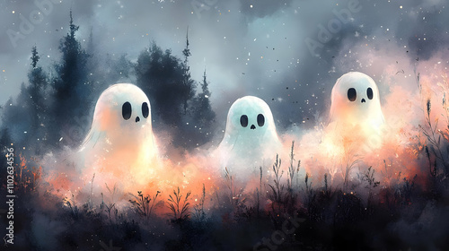 Enchanted Forest Ghosts Dig...