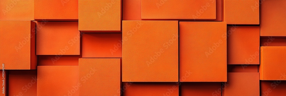 Abstract geometric background with overlapping orange cubes creating a dynamic 3D effect. Modern minimalist design for presentations, websites, or branding. Abstract geometric background with overlapping orange cubes creating a dynamic 3D effect. Modern minimalist design for presentations, websites, or branding.