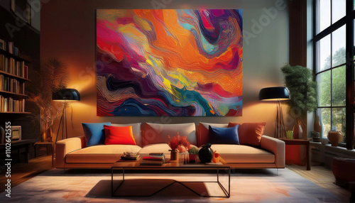 Oversized Canvas Prints with Abstract Patterns for Modern Living Spaces