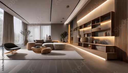Modular Wall Furniture for Contemporary Interiors with Functional Elegance