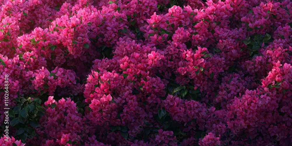 Obraz premium Lush Bougainvillea Blooms Infused with Vibrant Colors in a Photorealistic Floral Display