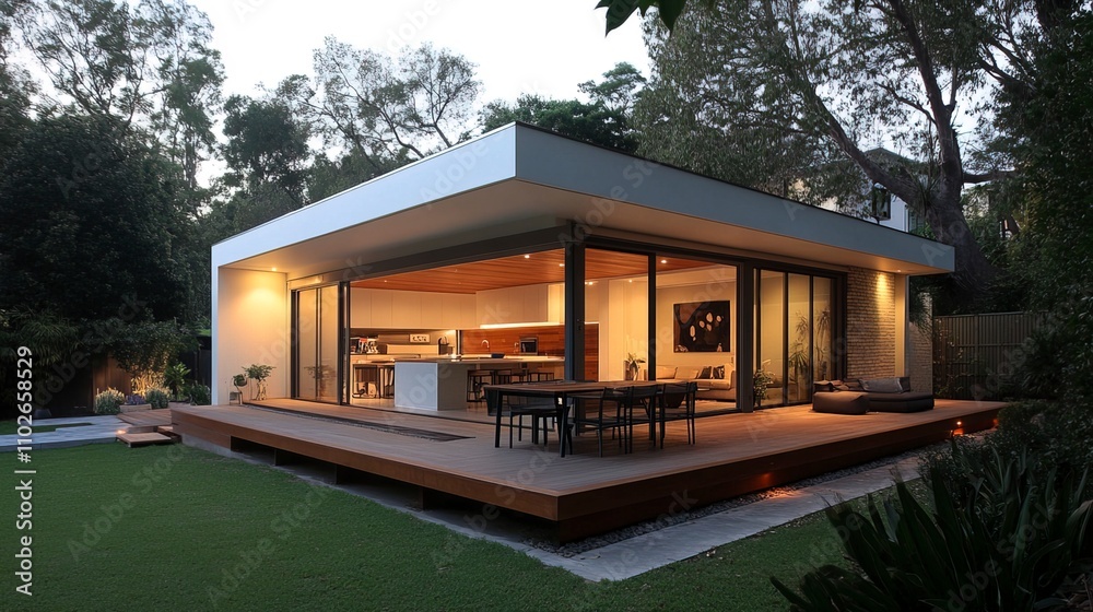 The renovation of a modern home extension The renovation of a modern home extension