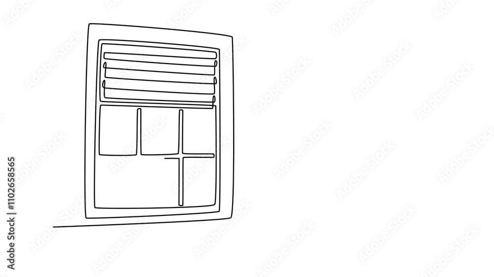 Smart home technology concept. Single line draw design. Full length animation illustration. High quality 4k footage. Smart home technology concept. Single line draw design. Full length animation illustration. High quality 4k footage.