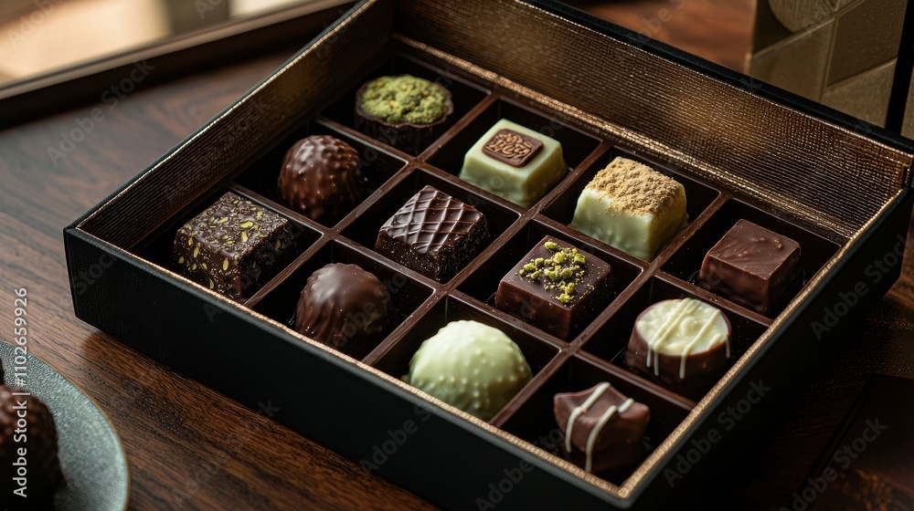 Indulging in chocolate pistachio delights gourmet cake tasting experience in a cozy 