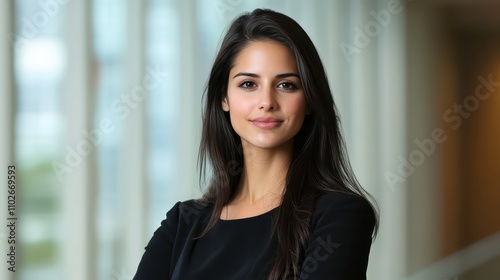 Free Download Elegant woman in classic black dress, timeless fashion statement of style and sophistication - GFXLoad