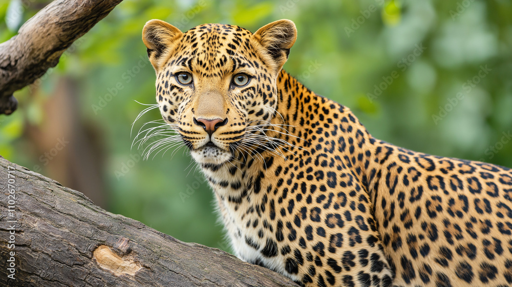 portrait of a leopard portrait of a leopard