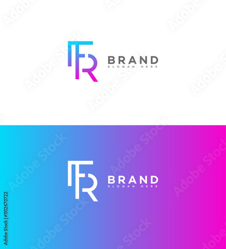 FR, RF Letter Logo