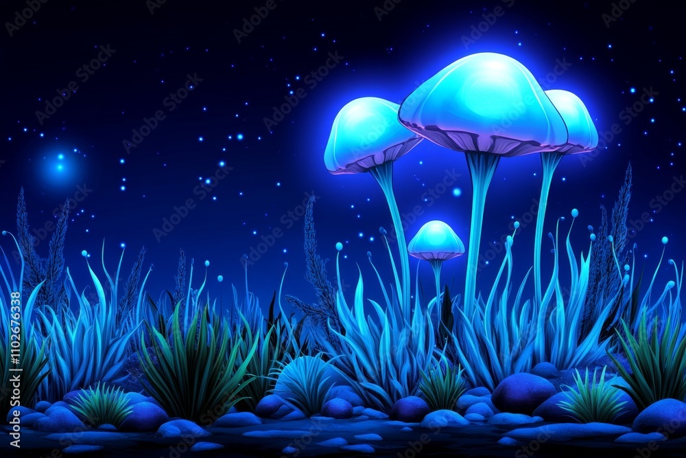 A magical aqua background with glowing water orbs, bioluminescent plants, and faint sparkling trails in the air A magical aqua background with glowing water orbs, bioluminescent plants, and faint sparkling trails in the air
