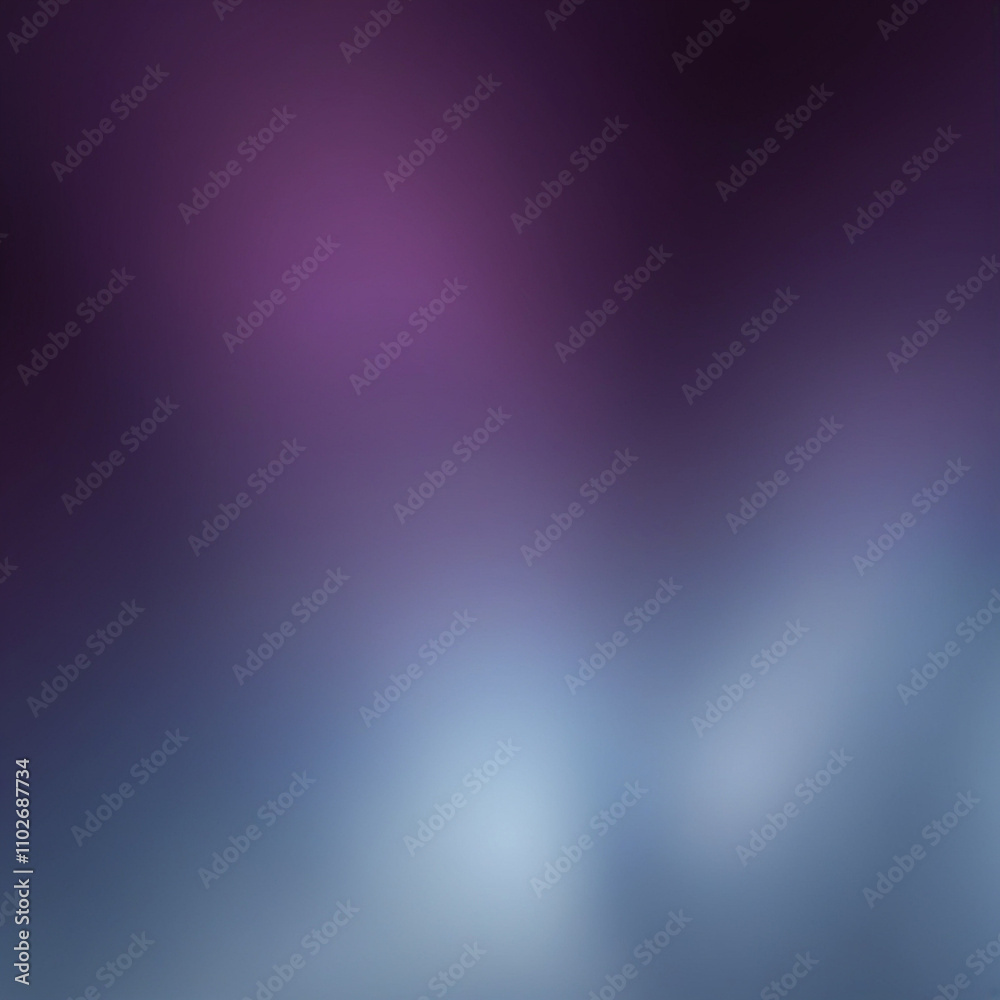 Fototapeta premium Abstract background with bokeh A deep, rich dark purple that gradually transitions into a vibrant blue, creating a mesmerizing gradient background