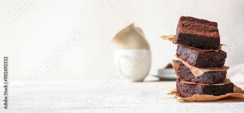 Pieces of delicious chocola...