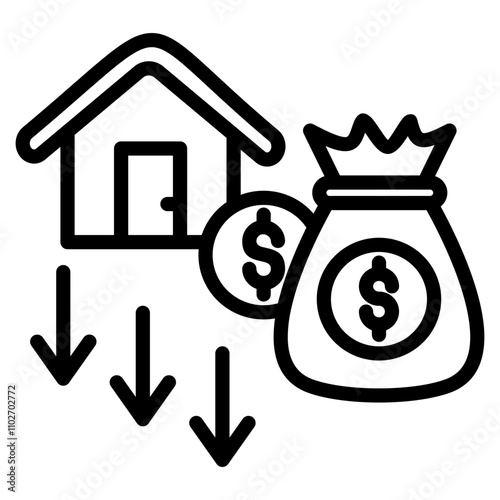 Asset Depreciation Icon