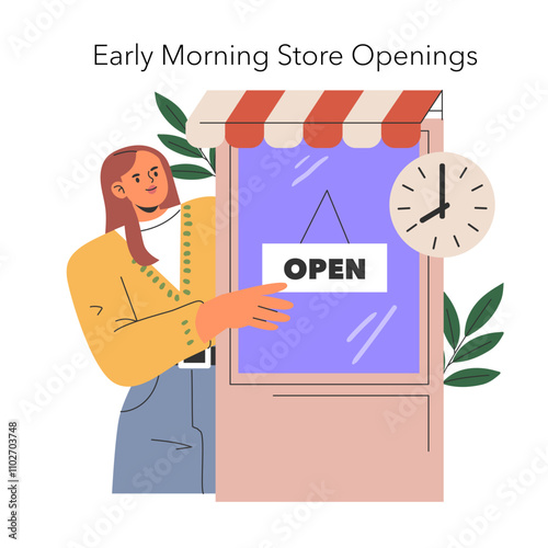 Black Friday. Flat Vector Illustration