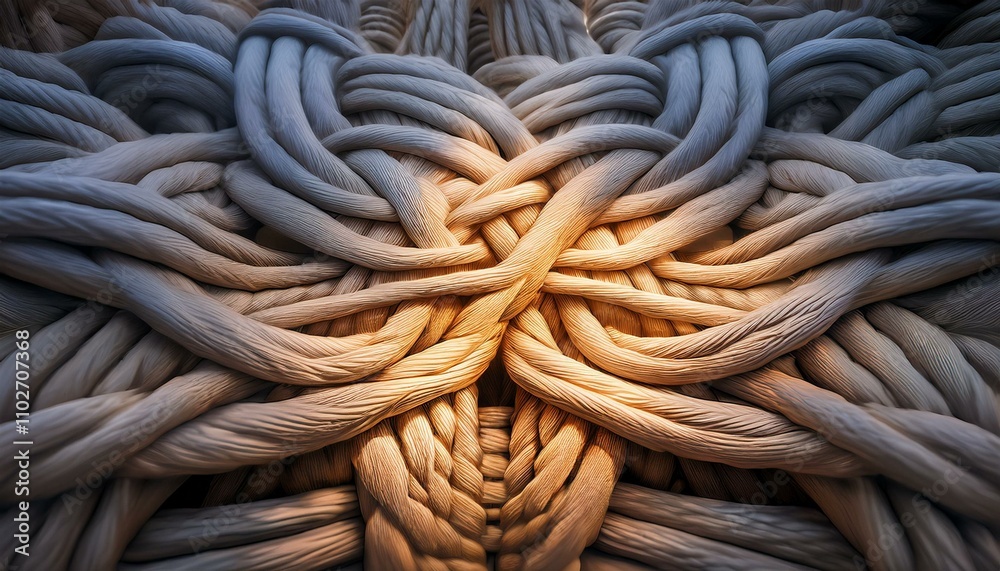 Intricate woven texture in warm, earthy tones. Abstract art. Intricate woven texture in warm, earthy tones. Abstract art.